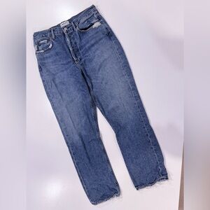 Agolde Straight Blue Jeans